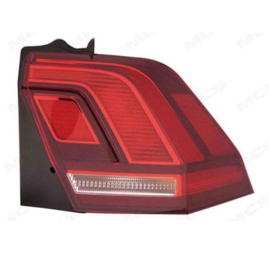 DX_SCRITTA_LOGO.jpg Fanale Posteriore Volkswagen Tiguan 2016/2022 Destro Con Portalampada Senza Lampada Esterno Led Wy21W