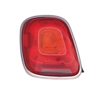 SX_SCRITTA_LOGO.jpg Fanale Posteriore Fiat 500X 2014/2020 Sinistro Senza Portalampada Gruppo Ottico P21Wx4 T. Ol