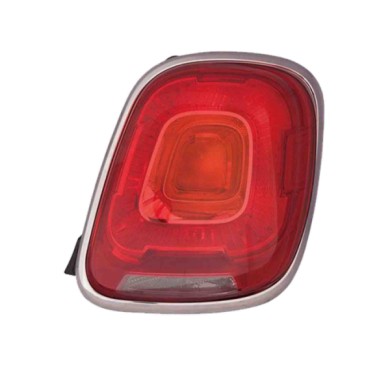 DX_SCRITTA_LOGO.jpg Fanale Posteriore Fiat 500X 2014/2020 Destro Senza Portalampada Gruppo Ottico P21Wx4 T. Ol