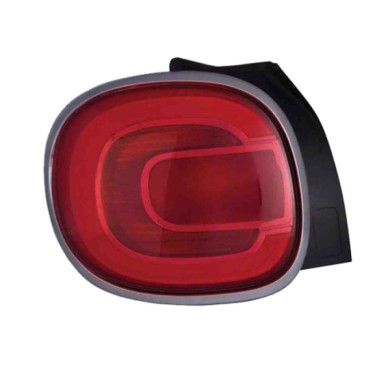 SX_SCRITTA_LOGO.jpg Fanale Posteriore Fiat 500L Dal 2012 Sinistro Senza Portalampada Gruppo Ottico P21W P21/5W