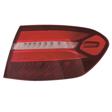 DX_SCRITTA_LOGO.jpg Fanale Posteriore Mercedes-Benz Glc 2015/2019 Destro Con Portalampada Esterno Led T. Od