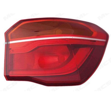 DX_SCRITTA_LOGO.jpg Fanale Posteriore Bmw X1 Van 2014/2022 Destro Con Portalampada Esterno Led P21Wx2 T. Ol