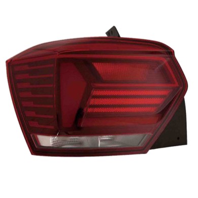DX_SCRITTA_LOGO.jpg Fanale Posteriore Volkswagen Polo 2017/2021 Destro Senza Portalampada Gruppo Ottico Py21W P21Wx3 T. A