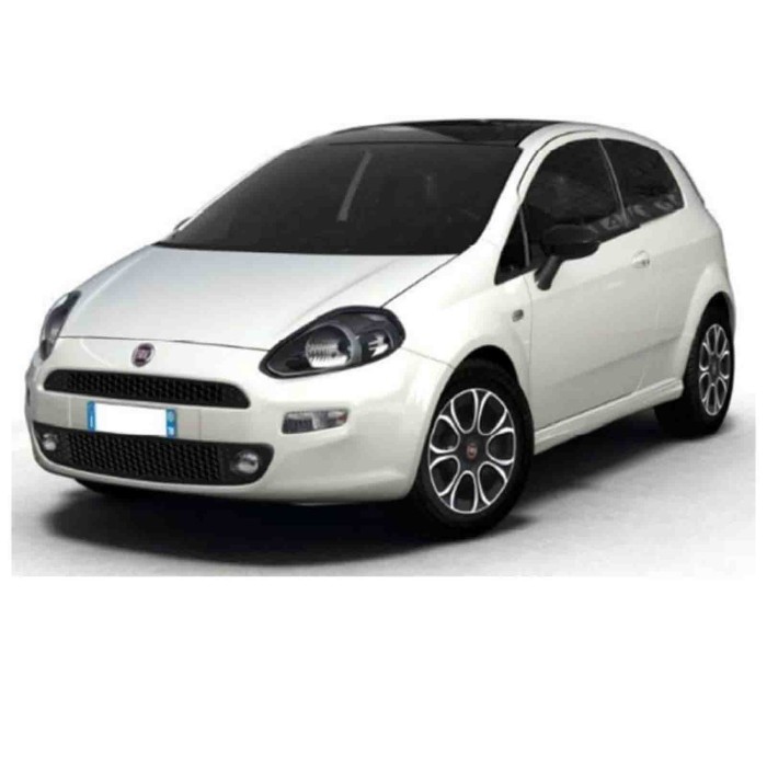 PUNTO 2.jpg Proiettore Destro H4 Elettrico Cromato Per Fiat Punto Evo Dal 2009 Al 2012