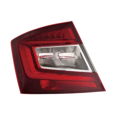 DX_SCRITTA_LOGO.jpg Fanale Posteriore Skoda Fabia Iii 2018/2021 Destro H21W P21W Py21W T.  El
