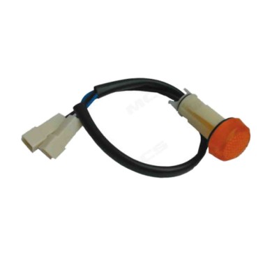 SX_SCRITTA_LOGO.jpg Fanale Laterale Fiat Panda 1986/2004 Sinistro Arancio