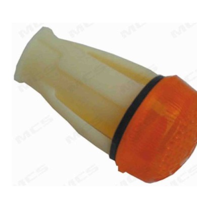 DX_SCRITTA_LOGO.jpg Fanale Laterale Fiat Panda 1986/2004 Destro Senza Portalampada Gruppo Ottico Arancio