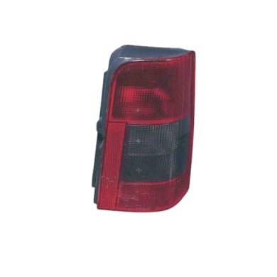 DX_SCRITTA_LOGO.jpg Fanale Posteriore Peugeot Partner Combispace 1996/2004 Destro Senza Portalampada Gruppo Ottico Fumé 1 Porta 