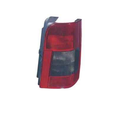 DX_SCRITTA_LOGO.jpg Fanale Posteriore Peugeot Partner Combispace 1996/2004 Destro Senza Portalampada Gruppo Ottico Fumé 2 Porte 