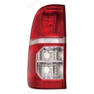 SX_SCRITTA_LOGO.jpg Fanale Posteriore Toyota Hilux Vii Pick-Up 2011/2016 Sinistro Senza Portalampada Gruppo Ottico