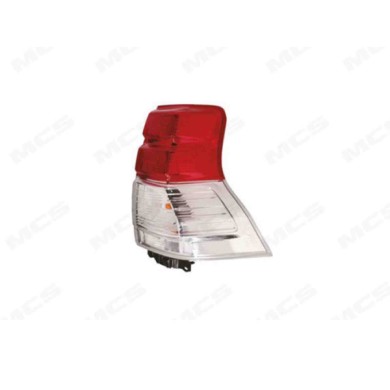 DX_SCRITTA_LOGO.jpg Fanale Posteriore Toyota Land Cruiser Prado 2009/2013 Destro Senza Portalampada Gruppo Ottico Bianco Led W16