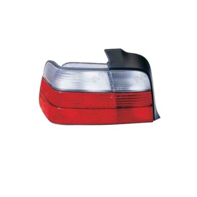 SX_SCRITTA_LOGO.jpg Fanale Posteriore Bmw 3 1990/1998 Sinistro Senza Portalampada Gruppo Ottico Bianco Py21W R5W P21Wx3