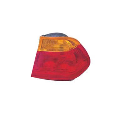 DX_SCRITTA_LOGO.jpg Fanale Posteriore Bmw 3 1997/2001 Destro Senza Portalampada Gruppo Ottico Esterno Arancio P21/4W P21Wx2