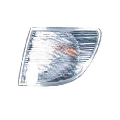SX_SCRITTA_LOGO.jpg Fanale Anteriore Mercedes-Benz Vito Furgonato 1996/2003 Sinistro Senza Portalampada Gruppo Ottico Bianco Py2