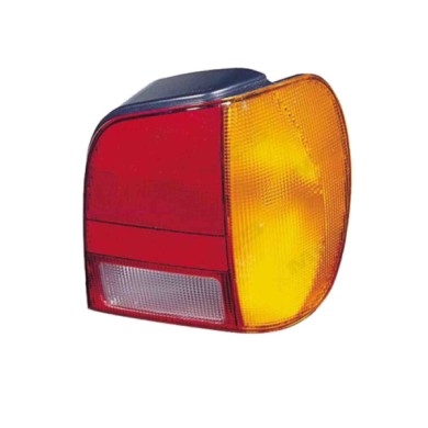 DX_SCRITTA_LOGO.jpg Fanale Posteriore Volkswagen Polo 1994/1999 Destro Senza Portalampada Gruppo Ottico R5W P21Wx3