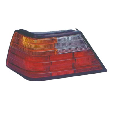 SX_SCRITTA_LOGO.jpg Fanale Posteriore Mercedes-Benz Trem Volumi 1992/1993 Sinistro Senza Portalampada Gruppo Ottico Arancio R10W