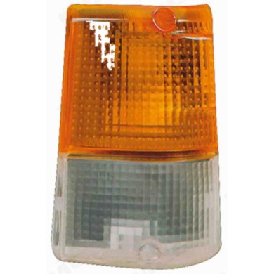 DX_SCRITTA_LOGO.jpg Fanale Anteriore Mitsubishi Pajero I 1982/1991 Destro Bianco Arancio