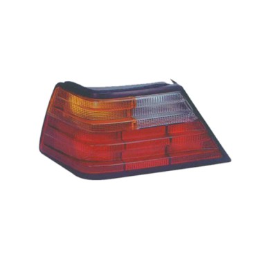 SX_SCRITTA_LOGO.jpg Fanale Posteriore Mercedes-Benz Trem Volumi 1992/1993 Sinistro Vetro Del Fanale Arancio
