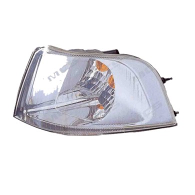 SX_SCRITTA_LOGO.jpg Fanale Anteriore Volvo S40 I 2000/2004 Sinistro Senza Portalampada Gruppo Ottico Cromato Py21W
