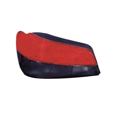 DX_SCRITTA_LOGO.jpg Fanale Posteriore Peugeot 306 2 Volumi 1997/2003 Destro Senza Portalampada Gruppo Ottico Fumé Py21W P21Wx2 P