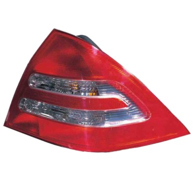 SX_SCRITTA_LOGO.jpg Fanale Posteriore Mercedes-Benz Classe C Coupé 2000/2004 Sinistro Senza Portalampada Gruppo Ottico Py21W R5W