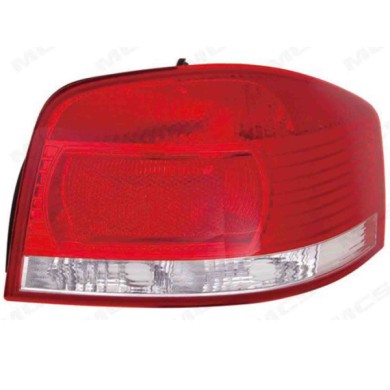 DX_SCRITTA_LOGO.jpg Fanale Posteriore Audi A3 2003/2008 Destro Senza Portalampada Gruppo Ottico H21W P21W Py21W R10W T. Y