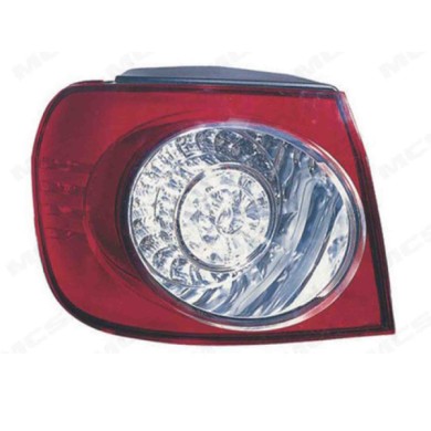 SX_SCRITTA_LOGO.jpg Fanale Posteriore Volkswagen Golf Plus 2004/2008 Sinistro Con Portalampada Esterno Led