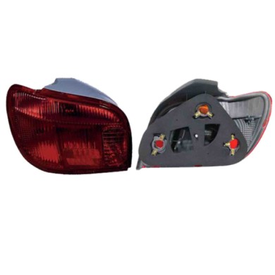 SX_SCRITTA_LOGO.jpg Fanale Posteriore Toyota Yaris 2003/2005 Sinistro Senza Portalampada Gruppo Ottico W21Wx2 W21/5W T. K