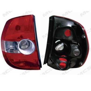 SX_SCRITTA_LOGO.jpg Fanale Posteriore Volkswagen Fox 2003/2008 Sinistro Senza Portalampada Gruppo Ottico Py21W P21Wx2 P21/5W T. 