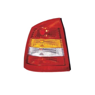 SX_SCRITTA_LOGO.jpg Fanale Posteriore Opel Astra G Tre Volumi 1998/2009 Sinistro Senza Portalampada Gruppo Ottico Arancio P21Wx3