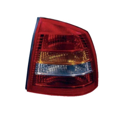 DX_SCRITTA_LOGO.jpg Fanale Posteriore Opel Astra G Tre Volumi 1998/2009 Destro Senza Portalampada Gruppo Ottico Fumé P21Wx3 P21/