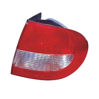 DX_SCRITTA_LOGO.jpg Fanale Posteriore Renault Megane I Classic 1999/2008 Destro Senza Portalampada Gruppo Ottico 4 Porte Py21W P