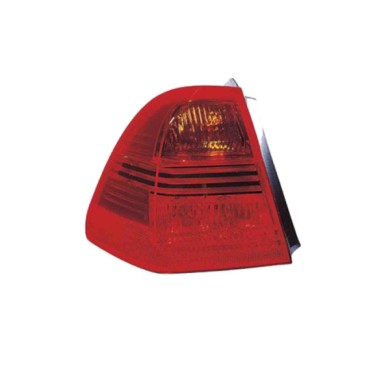 SX_SCRITTA_LOGO.jpg Fanale Posteriore Bmw 3 Touring 2004/2008 Sinistro Senza Portalampada Gruppo Ottico Esterno Arancio P21Wx4 T