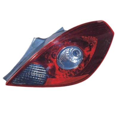 DX_SCRITTA_LOGO.jpg Fanale Posteriore Opel Corsa D 2006/2010 Destro Senza Portalampada Gruppo Ottico Fumé 3 Porte Py21W P21Wx2 P