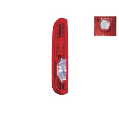 SX_SCRITTA_LOGO.jpg Fanale Posteriore Opel Vivaro A Combi 2006/2007 Sinistro Senza Portalampada Gruppo Ottico Py21W P21/5W T.V