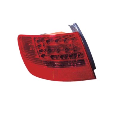 SX_SCRITTA_LOGO.jpg Fanale Posteriore Audi A6 Allroad 2007/2008 Sinistro Senza Portalampada Gruppo Ottico Esterno Arancio Led P2