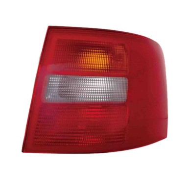 DX_SCRITTA_LOGO.jpg Fanale Posteriore Audi A6 Avant 1997/1999 Destro Senza Portalampada Gruppo Ottico Arancio P21Wx2 P21/5W