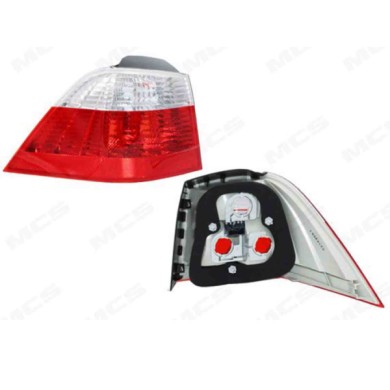 SX_SCRITTA_LOGO.jpg Fanale Posteriore Bmw 5 Touring 2004/2006 Sinistro Senza Portalampada Gruppo Ottico Esterno Py21W P21Wx2 T. 
