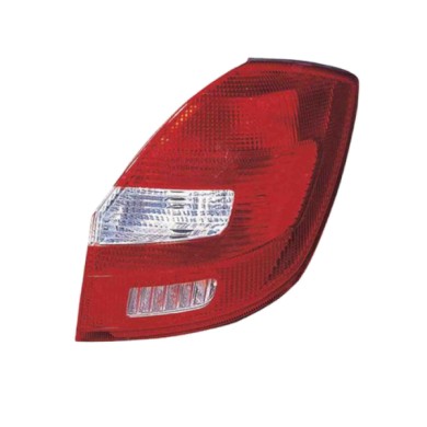 DX_SCRITTA_LOGO.jpg Fanale Posteriore Skoda Fabia Ii Combi 2006/2013 Destro Senza Portalampada Gruppo Ottico W5Wx2 Py21W P21Wx2 