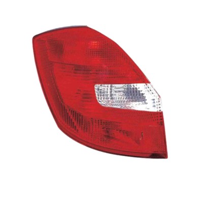 SX_SCRITTA_LOGO.jpg Fanale Posteriore Skoda Fabia Ii Combi 2006/2013 Sinistro Senza Portalampada Gruppo Ottico W5Wx2 Py21W P21Wx