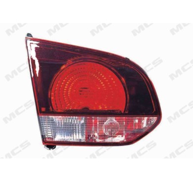 SX_SCRITTA_LOGO.jpg Fanale Posteriore Volkswagen Golf Vi 2008/2013 Sinistro Senza Portalampada Gruppo Ottico Interna Nero W16W W