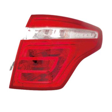 DX_SCRITTA_LOGO.jpg Fanale Posteriore Citroën C4 Picasso I 2006/2010 Destro Senza Portalampada Gruppo Ottico Esterno Py21W P21/5