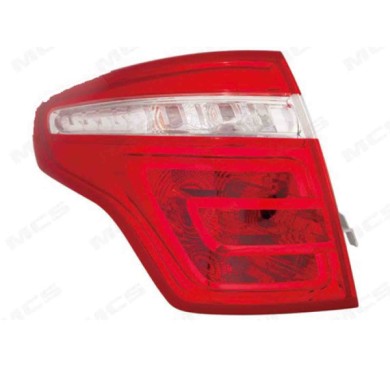SX_SCRITTA_LOGO.jpg Fanale Posteriore Citroën C4 Picasso I 2006/2010 Sinistro Senza Portalampada Gruppo Ottico Esterno Py21W P21