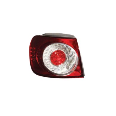 SX_SCRITTA_LOGO.jpg Fanale Posteriore Volkswagen Golf Plus 2009/2013 Sinistro Con Portalampada Esterno Led T. He