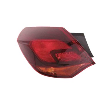 SX_SCRITTA_LOGO.jpg Fanale Posteriore Opel Astra J Tre Volumi 2009/2012 Sinistro Senza Portalampada Gruppo Ottico Esterno Fumé W