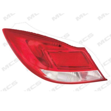 SX_SCRITTA_LOGO.jpg Fanale Posteriore Opel Insignia A Tre Volumi 2008/2012 Sinistro Senza Portalampada Gruppo Ottico Py21W R10W 