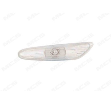 SX_SCRITTA_LOGO.jpg Fanale Laterale Bmw 1 Cabriolet 2006/2010 Sinistro Senza Portalampada Gruppo Ottico Bianco Wy5W