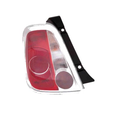 SX_SCRITTA_LOGO.jpg Fanale Posteriore Fiat 500 C 2007/2014 Sinistro Senza Portalampada Gruppo Ottico Py21W R10W P21Wx2 T. A/Marc
