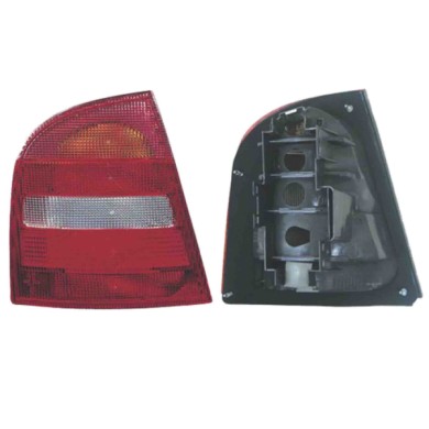 DX_SCRITTA_LOGO.jpg Fanale Posteriore Skoda Octavia I 1996/2000 Destro Senza Portalampada Gruppo Ottico Py21W R5W P21Wx2 P21/5W 