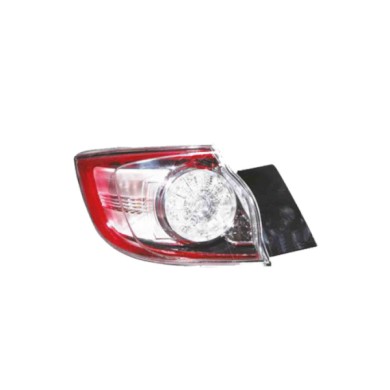 DX_SCRITTA_LOGO.jpg Fanale Posteriore Mazda 3 2008/2012 Destro Senza Portalampada Gruppo Ottico Esterno Led 5 Porte Wy21W